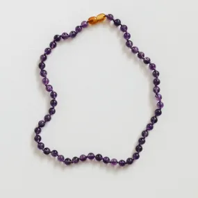 Pure Gemstone   Amethyst Necklace - CanyonLeaf
