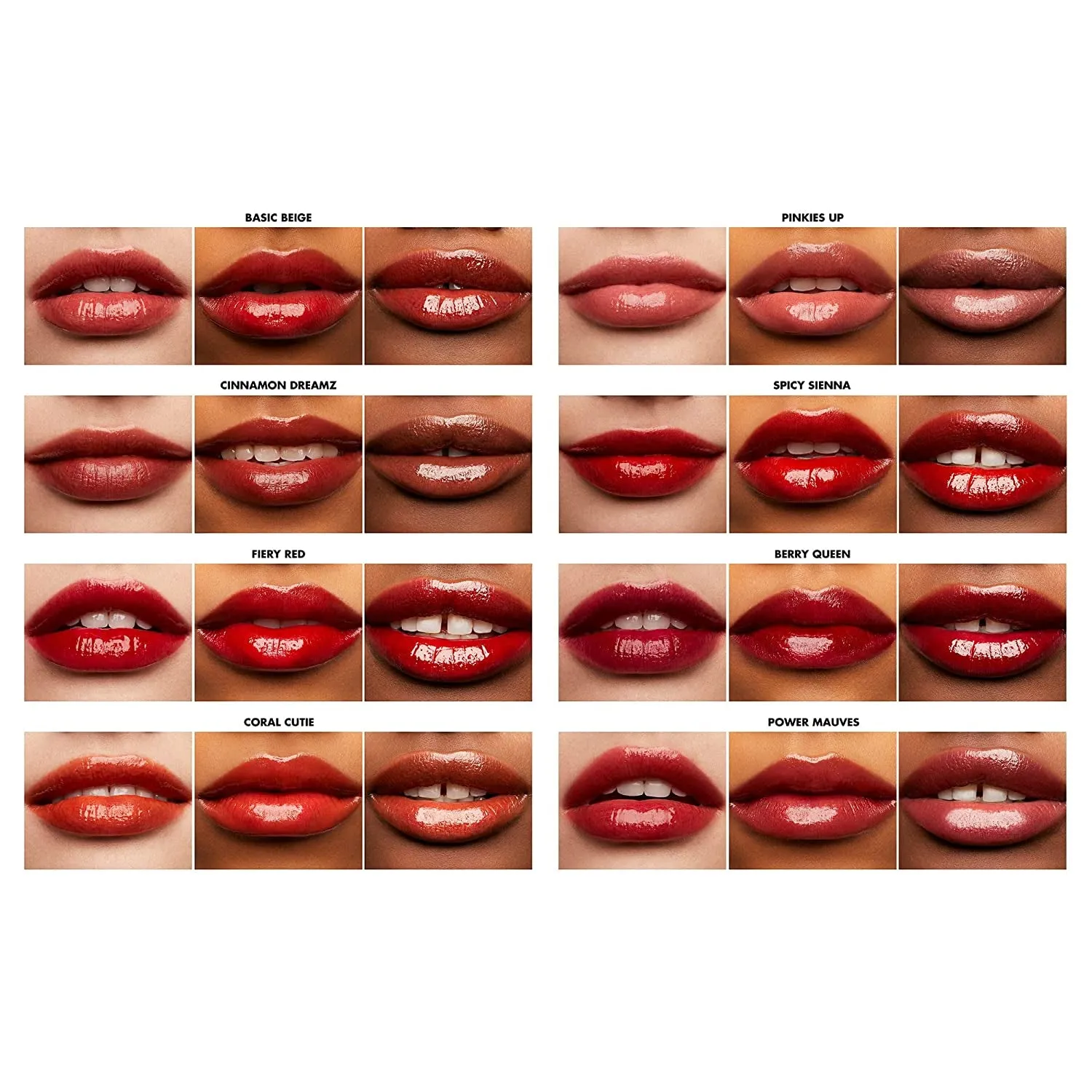 Sheer Glossy Lip Stain - Lightweight, Long-Lasting Color with a Touch of Shine, Power Mauves