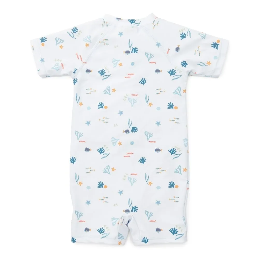 Swimsuit Short Sleeves Ocean Treasures rash guard