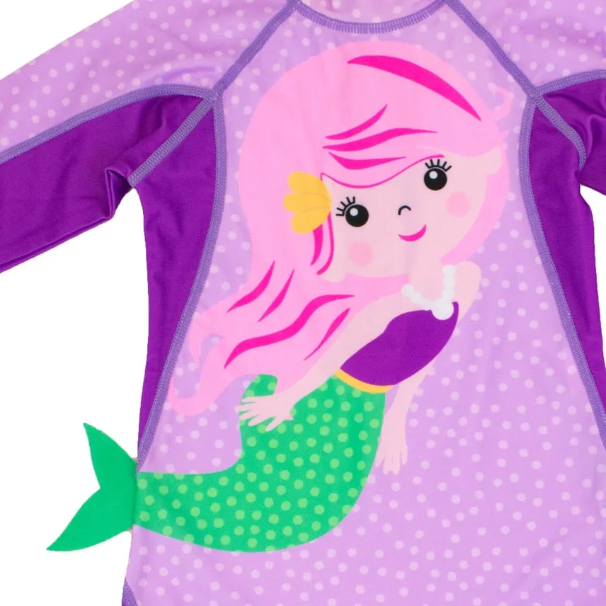 Zoocchini Baby/Toddler One Piece Surf Suit - Mermaid